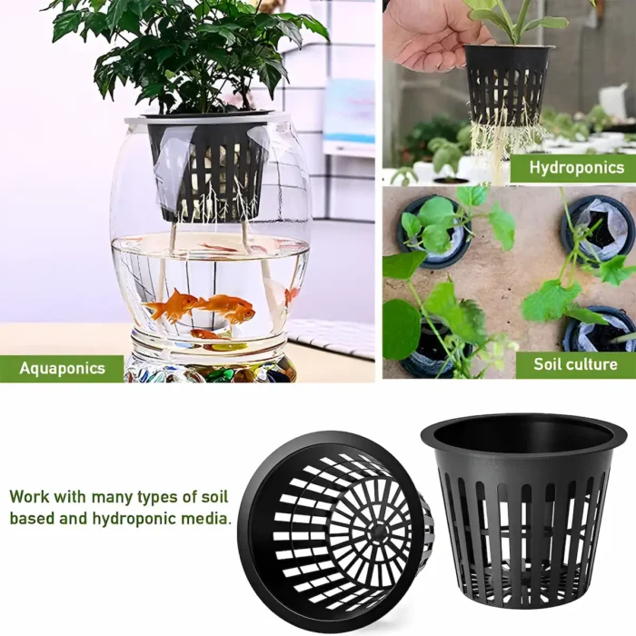 Black Plastic Net Pots2