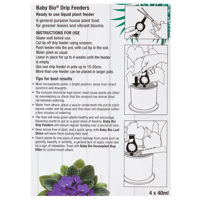 Baby Bio Orchid Drip Feeders