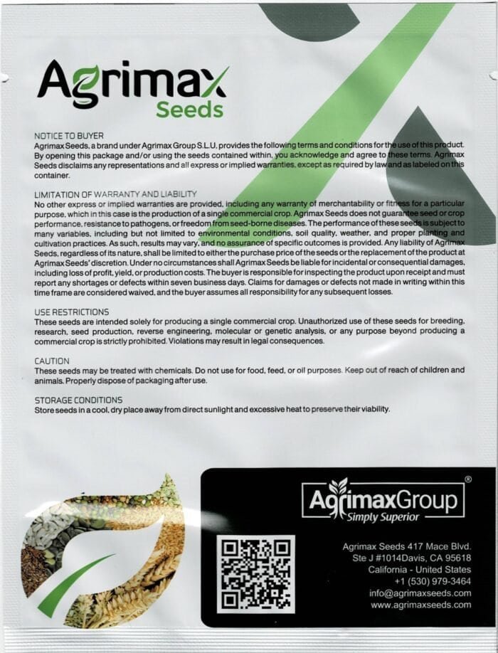 Agrimax Pepper Lotus Yellow F1 Seeds