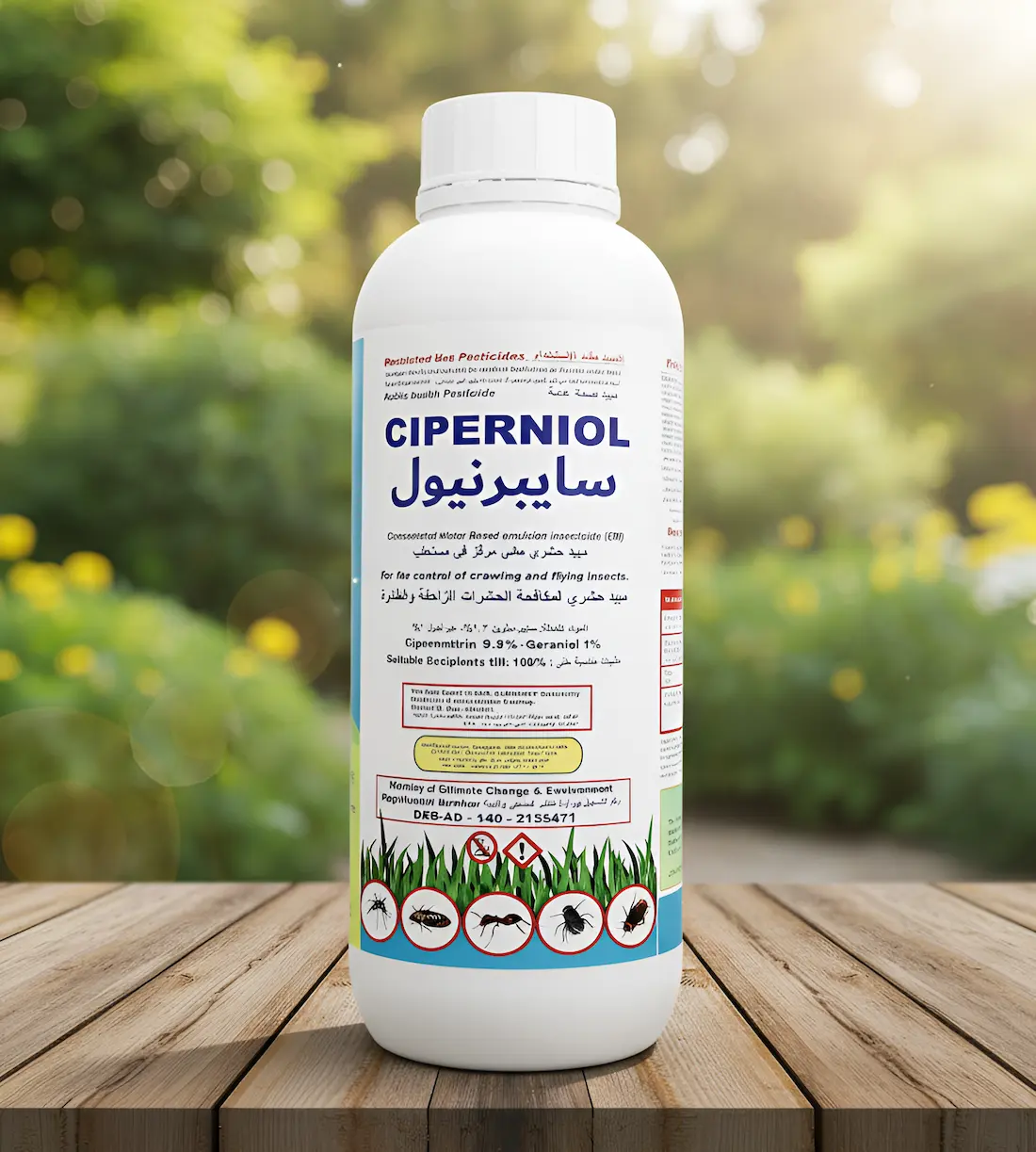 ciperniol insecticide (cypermethrin 9.9% + geraniol 1%) ciperniol insecticide (cypermethrin 9.9% + geraniol 1%)